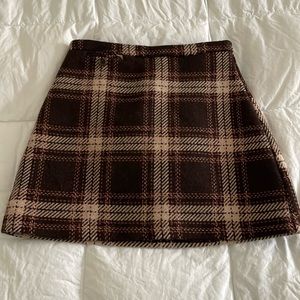 J.ING Plaid Skirt